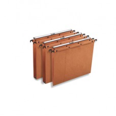 Cartella sospesa - cassetto Ultimate - interasse 33 cm - fondo U 30 mm - 31,6x25 cm - avana - Elba