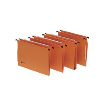 Cartella sospesa Signaletic - armadio - interasse 33 cm - fondo V - 33x27,5 cm - avana - Rexel