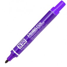Marcatore permanente N50 - punta tonda - viola - Pentel