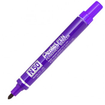 Marcatore permanente N50 - punta tonda - viola - Pentel