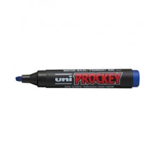 Marcatore Uni Prockey M126 - punta a scalpello da 1,00-5,70mm - blu - Uni Mitsubishi