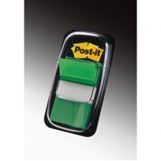 Segnapagina Post-it Index Medium - 680-3 - 25,4x43,2 mm - verde - Post-it - conf. 50 pezzi