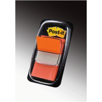 Segnapagina Post-it Index Medium - 680-4 - 25,4 x 43,2 mm - arancio - Post-it - conf. 50 pezzi