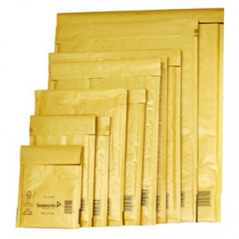Busta imbottita Mail Lite Gold - C (15 x 21 cm) - avana - Sealed Air - conf. 10 pezzi