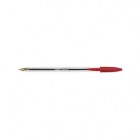 Penna a sfera Cristal  - punta media 1,0mm - rosso - Bic - conf. 50 pezzi