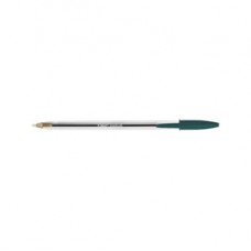 Penna a sfera Cristal  - punta media 1,0mm - verde - Bic - conf. 50 pezzi