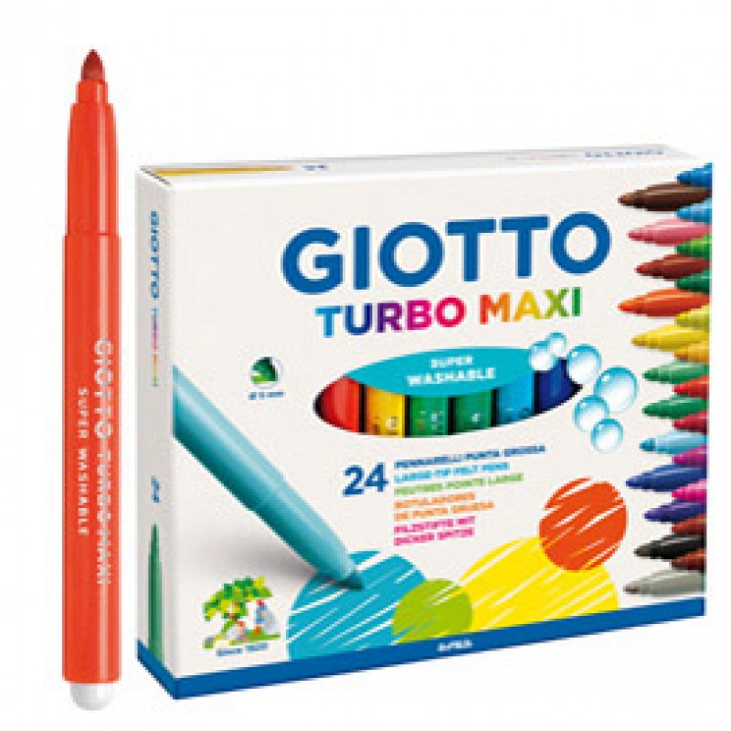 Giotto Pennarelli Turbo Glitter colori assortiti