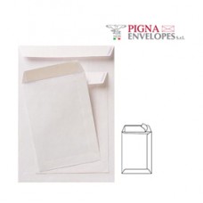 Busta a sacco Competitor FSC  - strip adesivo - 16 x 23 cm - 80 gr - bianco - Pigna - conf. 100 pezzi