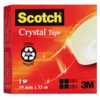 Nastro adesivo Crystal 600 - 33 m x 1,9 cm - trasparente - Scotch