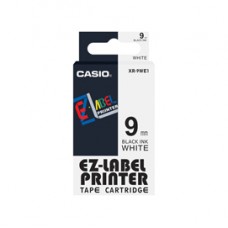 Nastro - 9 mm x 8 mt - nero/ bianco - Casio Nastro - 9 mm x 8 mt - nero/ bianco - Casio
