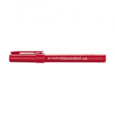 Marcatore Tratto Permanent Ink - punta tonda 2,00mm - rosso - Tratto - conf. 12 pezzi