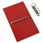 Raccoglitore Presspan - 4 anelli 25 mm - dorso 4 cm - 25x33 cm - rosso - Cartotecnica del Garda