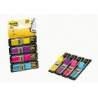 Segnapagina Post-it Index Mini - 683-4AB - 12 x 43,1 mm - 4 colori vivaci - Post-it - conf. 140 pezzi