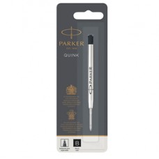Refill sfera Quink standard - punta large - metallo - nero - Parker Refill sfera Quink standard - punta large - metallo - nero - Parker