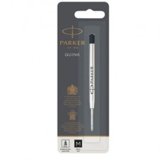Refill sfera QuinkGel - punta media - metallo - nero - Parker Refill sfera QuinkGel - punta media - metallo - nero - Parker