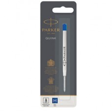 Refill sfera QuinkGel - punta media - metallo - blu - Parker Refill sfera QuinkGel - punta media - metallo - blu - Parker