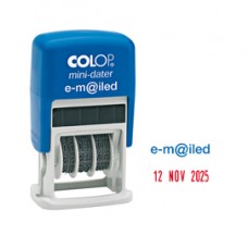 Timbro Mini Dater S160/L1 Datario + EM@ILED - 4 mm - autoinchiostrante - Colop