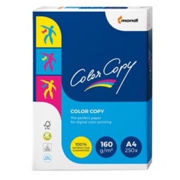 Carta Color Copy - A4 - 160 gr - bianco - Mondi - conf. 250 fogli