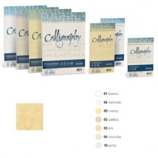 Carta Calligraphy Pergamena - A4 - 90 gr - A4 - sabbia 02 - Favini - conf. 50 fogli