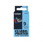 Nastro - 9 mm x 8 mt - nero/blu - Casio