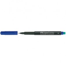 Pennarello Multimark universale permanente con gomma  - punta superfine 0,4mm - blu - Faber-Castell