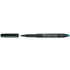 Pennarello Multimark universale permanente con gomma - punta fine 0,6mm - nero - Faber-Castell