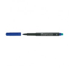 Pennarello Multimark universale permanente con gomma - punta media 1,0mm - blu - Faber-Castell