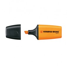 Evidenziatore Boss Mini - punta a scalpello- tratto 2 - 5 mm - arancio 54 - Stabilo