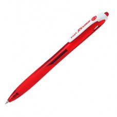Penna a sfera a scatto Rexgrip Begreen - punta 0,7mm - rosso - Pilot