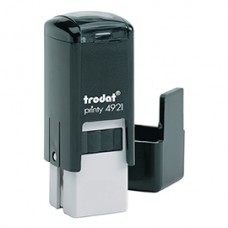 Timbro quadrato 4921 - personalizzabile - 12 x 12 mm - 3 righe - autoinchiostrante - Trodat