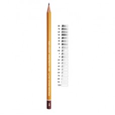 Matita in grafite H1500 - gradazione 2H - Koh.I.Noor - scatola 12 matite - conf. 12 pezzi