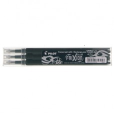 Refill a sfera Frixionball - punta 0,7mm - nero - Pilot - conf. 3 pezzi
