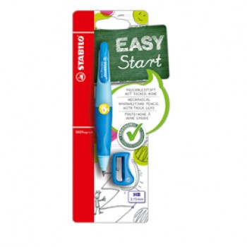 Portamine Easyergo - 3,15mm - per mancini + affilamine - azzurro - Stabilo