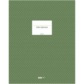 Registro infortuni - 31 x 24,5cm - 15 pagine - Edipro
