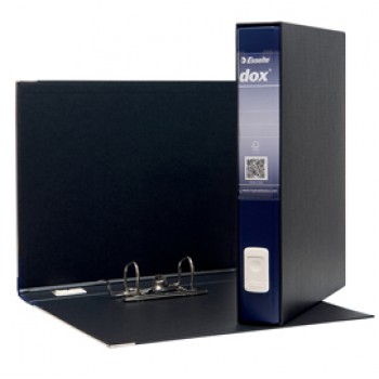 Registratore Dox 5 - dorso 5 cm - protocollo 23x34 cm - blu - Esselte Dox
