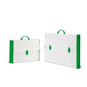 Valigetta polionda 254/R - 28 x 43 cm - dorso 8,5 cm rigido - Favorit