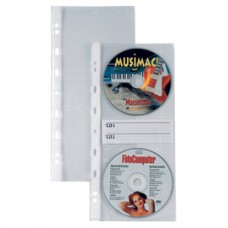 Buste forate Atla CD 2 - 2 tasche - 125x300 mm - Sei Rota - conf. 10 pezzi