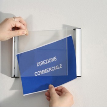 Porta targa appendibile Wall Sign - A4 - 21 x 30 cm - Tecnostyl