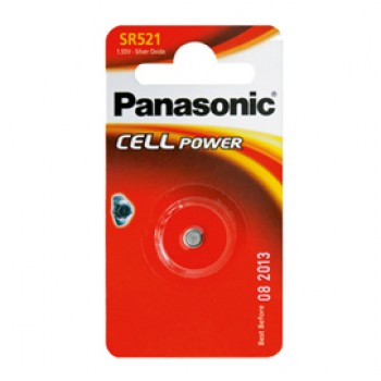 Micropila SR1130 - 1,5V - a pastiglia - ossido argento - Panasonic - blister 1 pezzo
