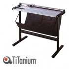 Taglierina a lama rotante 3022 - con stand - 51 x 148,6 x 94 cm - 1300 mm (A0) - 7 fogli - grigio/nero - Titanium