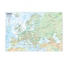 Carta geografica Europa - scolastica - plastificata - 29,7 x 42 cm - Belletti