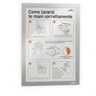 Cornice espositiva Duraframe - A4 - 21 x 29,7 cm - silver - Durable