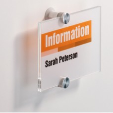 Targa per porte/pareti Crystal Sign - 14,8 x 10,5 cm - Durable Targa per porte/pareti Crystal Sign - 14,8 x 10,5 cm - Durable