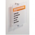 Targa per porte/pareti Crystal Sign - 21 x 21 cm - Durable