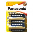 Pila Torcia D - 1,5V - alcalina - Panasonic - blister 2 pezzi
