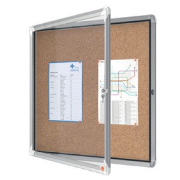 Bacheca per interni - fondo in sughero - 6 fogli A4 - orizzontale - Nobo Bacheca per interni - fondo in sughero - 6 fogli A4 - orizzontale - Nobo