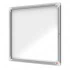 Bacheca per esterni - fondo magnetico bianco - 6 fogli A4 - orizzontale - Nobo