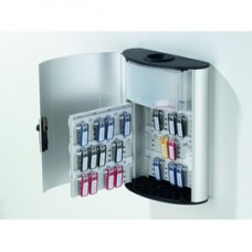 Cassetta portachiavi da parete Key Box Plus - 30,2x40x11,8 cm - 54 posti - grigio - Durable Cassetta portachiavi da parete Key Box Plus - 30,2x40x11,8 cm - 54 posti - grigio - Durable