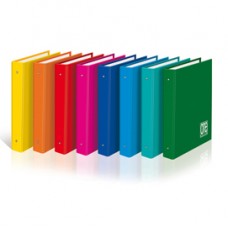 Raccoglitore One Color - A4 - 26 x 32 cm - dorso 4 cm - 4 anelli 30 mm - colori assortiti - Blasetti