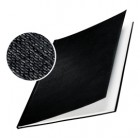 Copertine Impressbind - rigide - 3,5 mm - finitura lino - nero - Leitz - scatola 10 pezzi